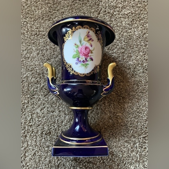 Vintage Lindner Bavaria Cobalt Vase - Picture 1 of 7